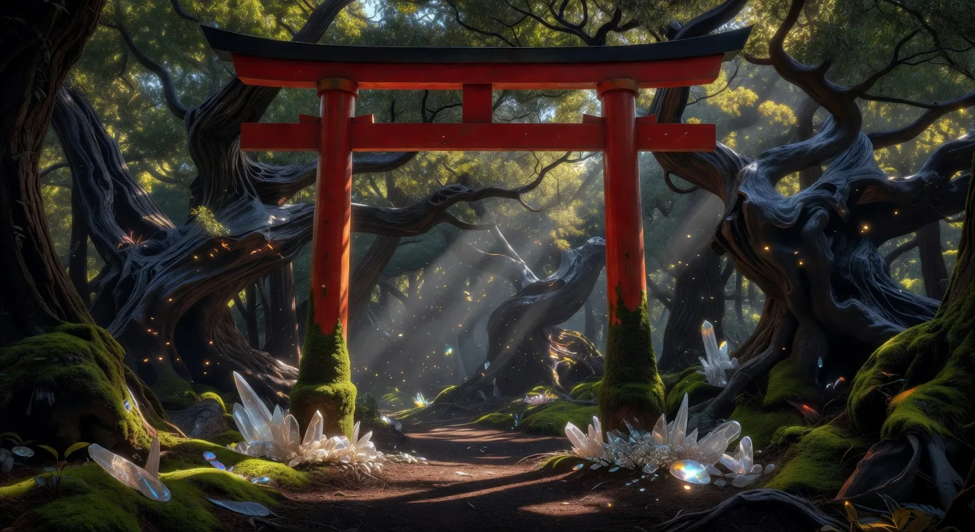 鉄木クリスタルの鳥居